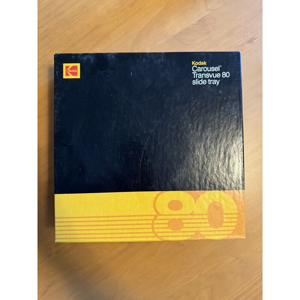 Kodak Carousel Transvue 80 Slide Tray B80T CAT 104 6093 Vintage